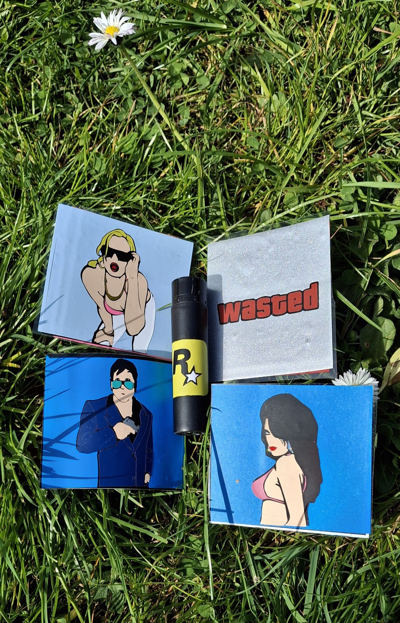 Handmade Stickers Inspired By GTA 🎨