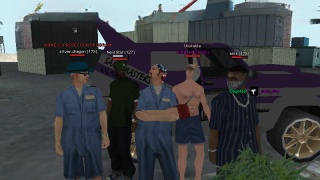 Enjoying with friends