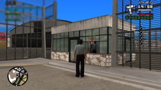 Carlo broke inside LV airport security guard booth.